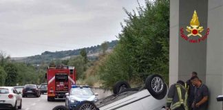 Incidente stradale a Borello